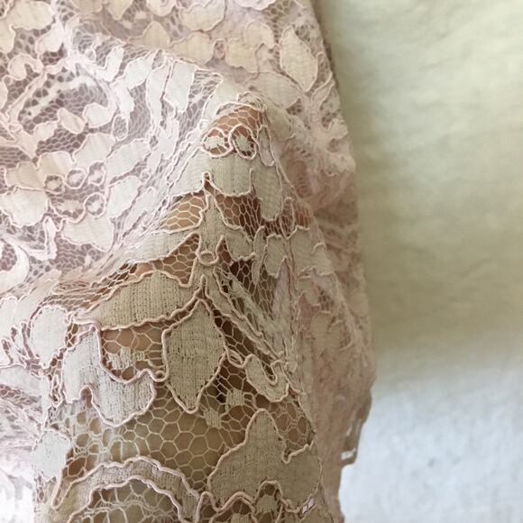 David's Bridal Strapless Lace Dress - Picture 7 of 15